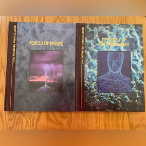 Time Life Books Mysteries of the Human Body & Forces Of Nature Curiosity Series